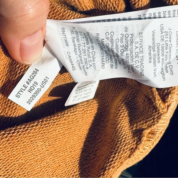 Madewell Rivet & Thread Seamed-Sleeve Sweatshirt Size M $79.50 AG284 - Picture 6 of 7